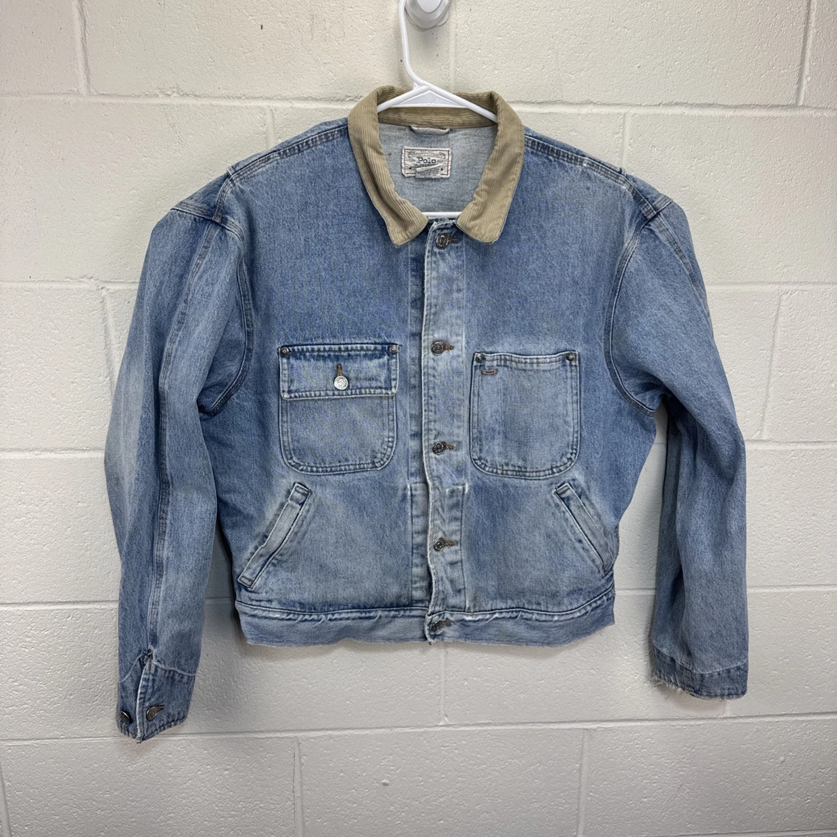 vintage polo ralph lauren denim jacket products for sale | eBay
