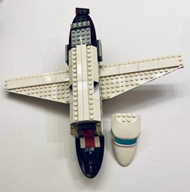 This is a LEGO City 60102 Airport VIP Service private plane.Used and Incomplete.