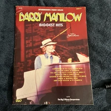 BARRY MANILOW - Vintage 1978 Biggest Hits Piano Solos Song Book Of Sheet Music