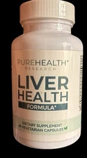 Pure Health Research Liver Health Vitamins -Dietary Sup. - 60 Ct Exp 10/26+