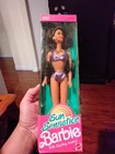 Vintage 1991 Sun Sensation Kira Barbie Doll Mattel 1447 New in Box Purple Bikini