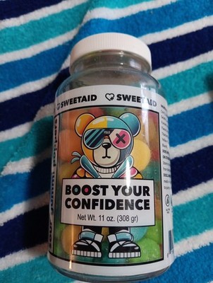 SWEETAID BOOST YOUR CONFIDENCE Sour Gummi Poppers 120 Pieces - Exp 07/2026