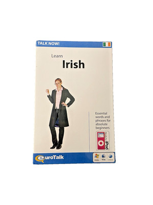 Talk Now! Learn Irish Book and CD-ROM For Absoute Begineers Language Learning