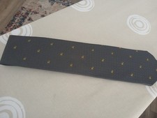 Burberry Charcoal Tie Gold Knight Print
