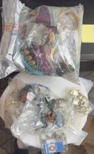 Large Mix Lot Quality Jewelry Making ￼Supplies Beads  Necklace MISC Lot D