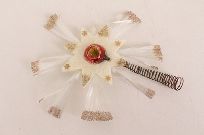 Stern Christbaumspitze Reflexkugel Glasfaser Christmas Tree Topper Lauscha M44