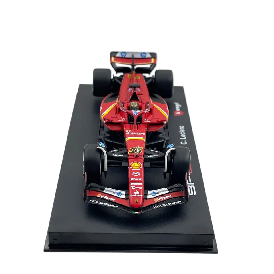 Modellino F1 Bburago 1/43 Signature Ferrari SF-24 Charles Leclerc #16 Winner ... - Immagine 2 di 4