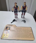 GI Joe 1985 Crimson Guard Commander TOMAX & XAMOT - 99% Complete w/ File Card !