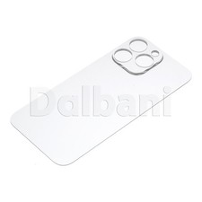 Clear Back Glass Battery Cover for Apple iPhone 14 Pro Max Transparent