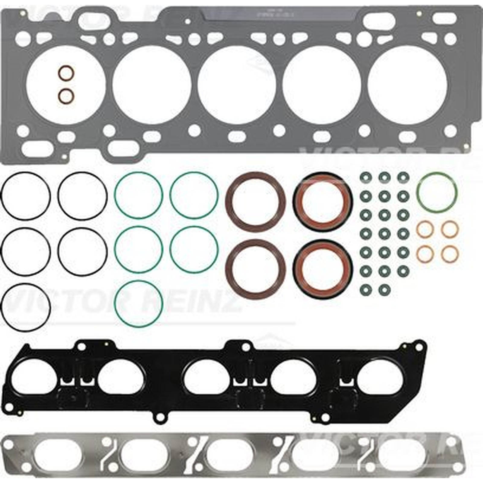Victor Reinz Head Gasket Set Fits Mazda 02-37205-01 - OE Quality Sealing