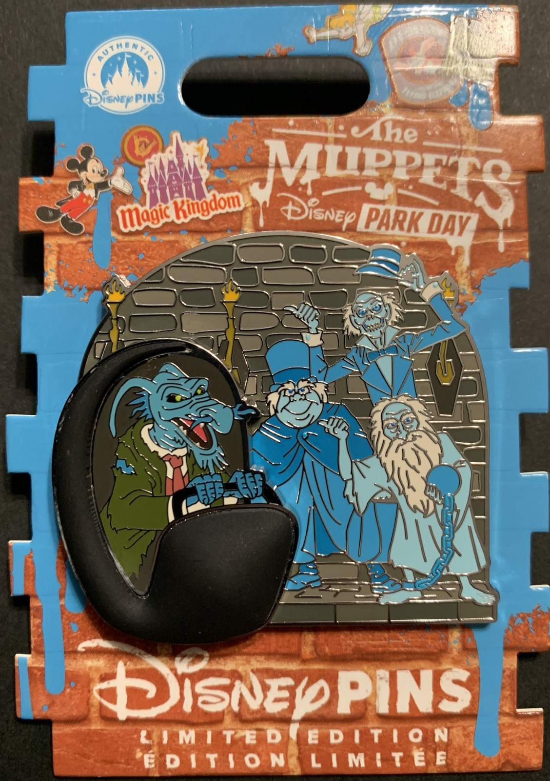 Muppets Disney Park Day Disneyworld Magic Kingdom Haunted Mansion LE Pin