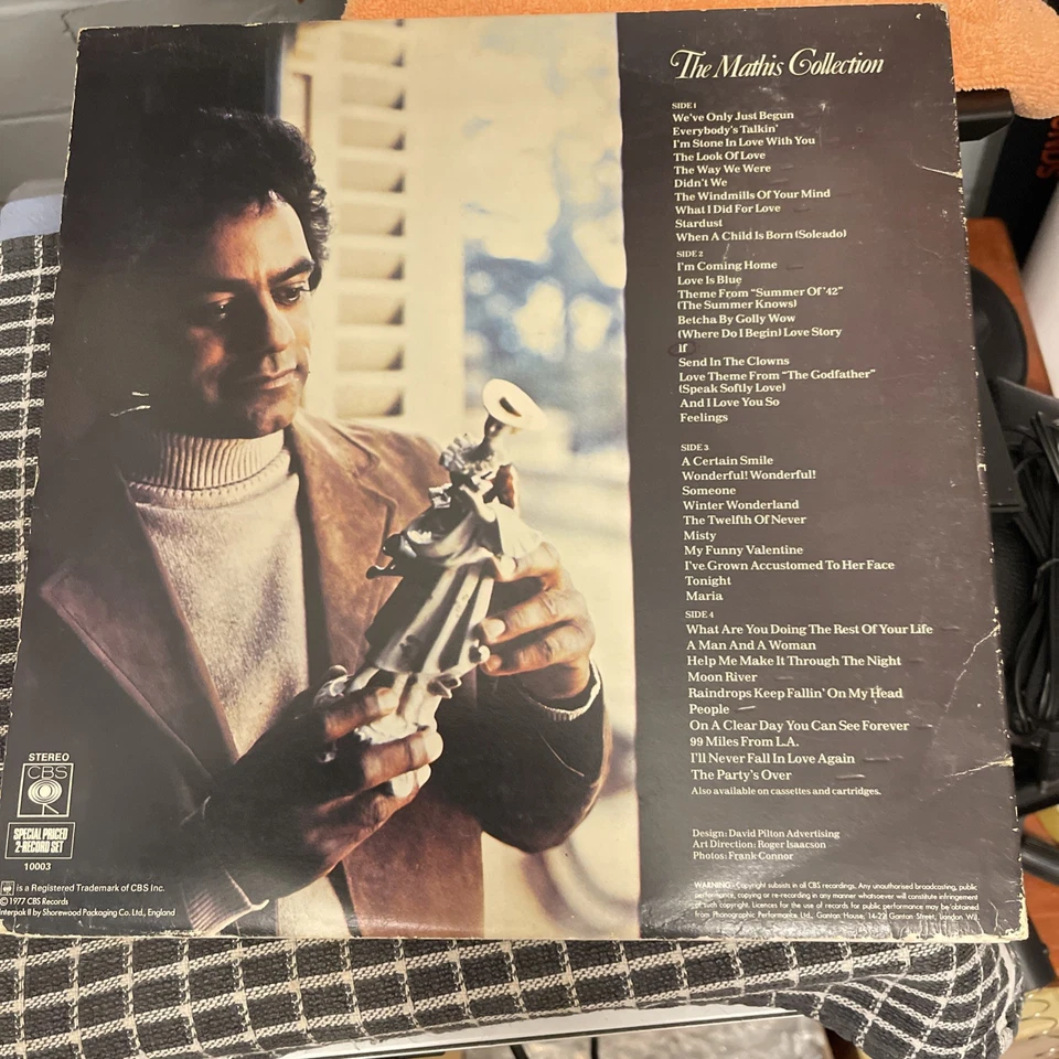 The Johnny Mathis Collection "40 Of My Favourite Songs" Vinyl LP Double Album - Image 2 of 4