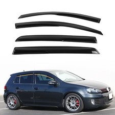 Tape on Window Visor Deflectors  2010-2014 VW Golf MK6 GTI Window Rain
