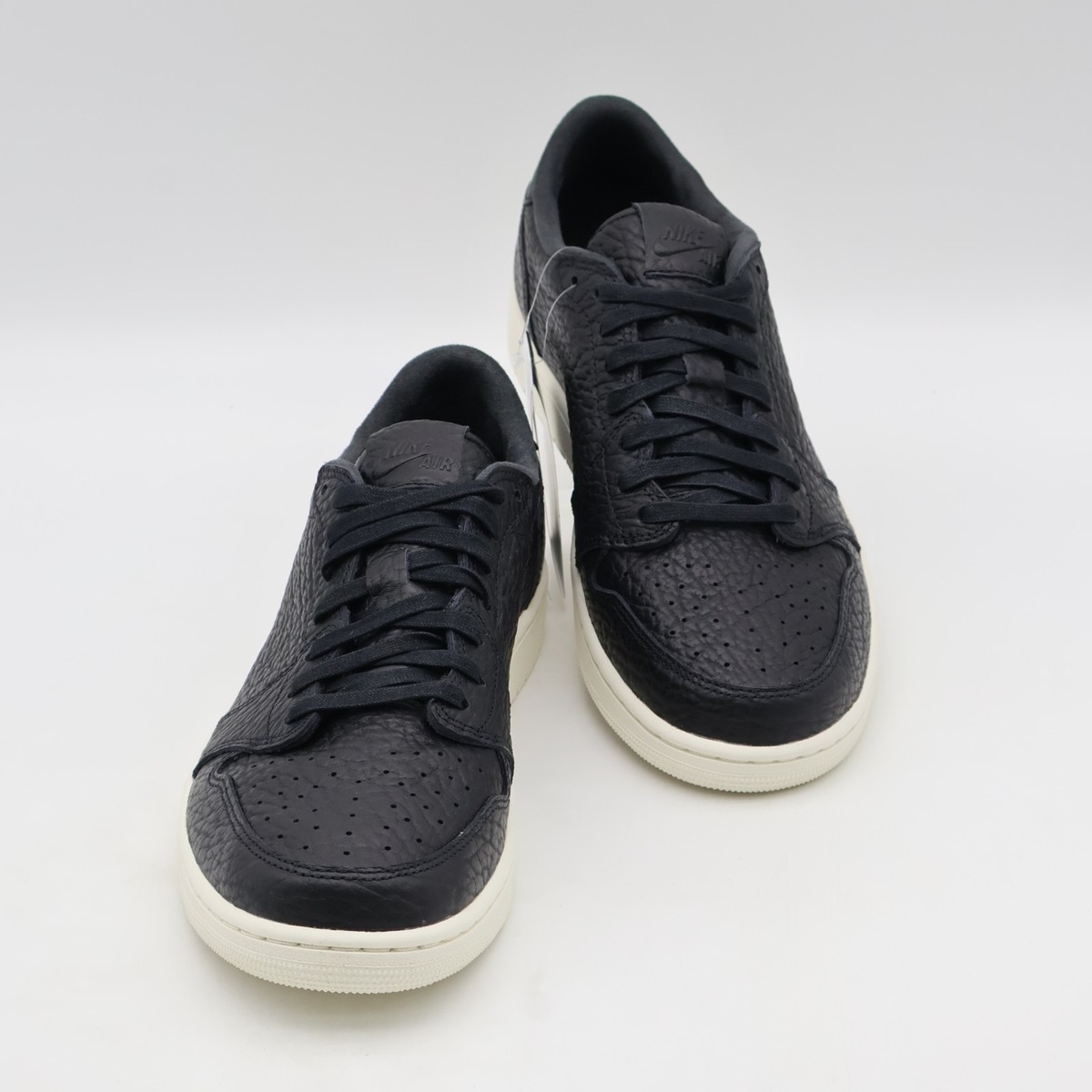 848775-005 Nike Air Jordan 1 Retro Low Swooshless Black (Men's) | eBay