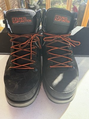 Vintage Y2K ECKO UNLTD Function Men's Black Lace-Up Hiking Boots Size 13