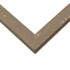 8x9 Distressed Brown Real Wood Picture Frame Width 1.25 inches  Interior Frame