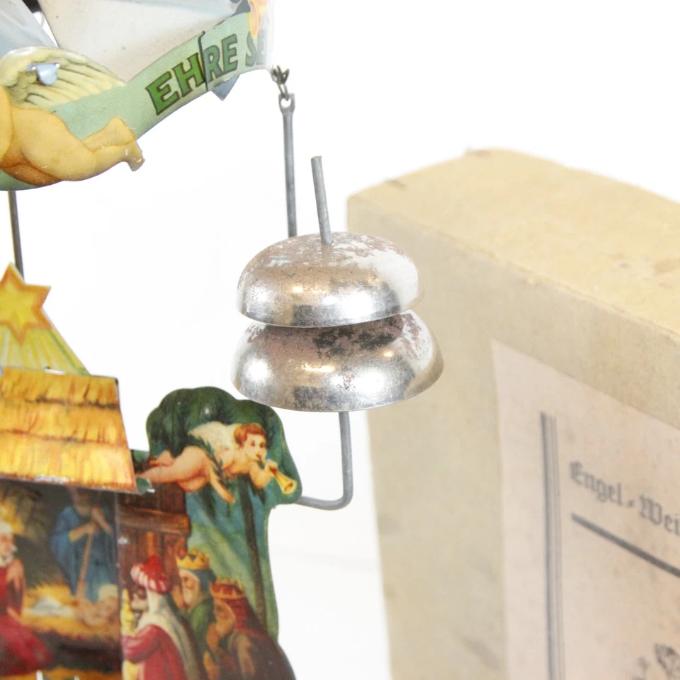 DDR Blechpyramide Weihnachtsglockenspiel Glockenspiel mit OVP - Weihnachtsgeläut - Bild 4 von 4