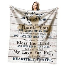 Mom Blanket - Birthday Gifts for Mom from Daughter, Son - 60" x 50" To My Mom