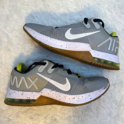 Nike Air Max Alpha Trainer 4 Light Smoke Grey Limelight CW3396-005 Mens US 8.5