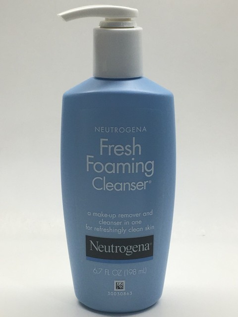 neutrogena fresh foaming facial cleanser & makeup remover