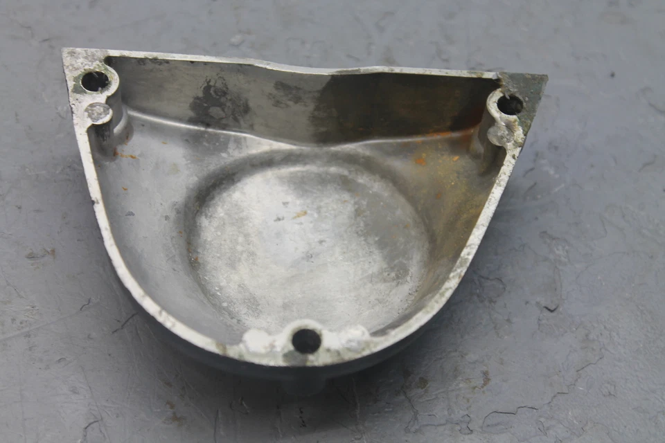 Yamaha MX100 1974 motor bomba aceite filtro cubierta Foto 3 de 4