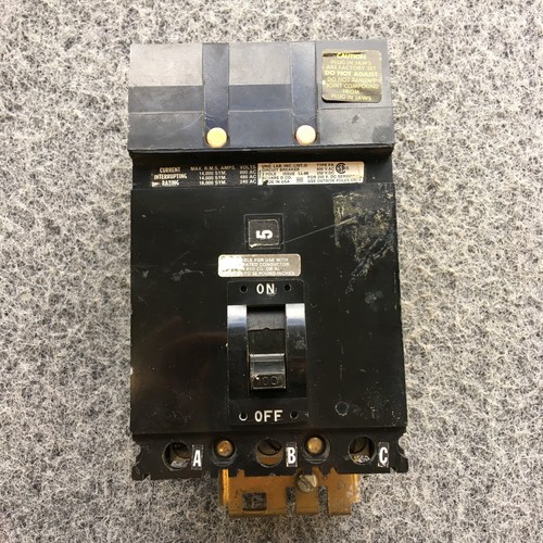SQUARE D FA-36100 I-Line Circuit Breaker 3P 3PH 100A 600V BLACK - Picture 3 of 15