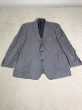 Ralph Lauren Mens Sport Coat Blazer Two Button Casual Jacket Gray 46R