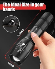 Victoper LED Flashlight 2 Pack, Bright 2000 Lumens Tactical Flashlights