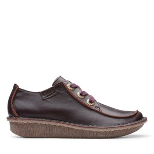 clarks funny dream shoes aubergine
