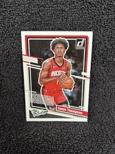 Amen Thompson Silver Foil The Rookies 2023-24 Donruss Rookie Card #4 Rockets
