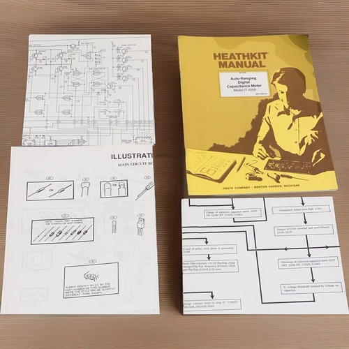 Heathkit Manual Auto Ranging Digital Capacitance Meter IT-2250, Schematics