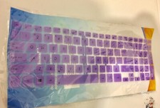 Casebuy translucent purple Silicone Laptop Keyboard Cover Skin Protector