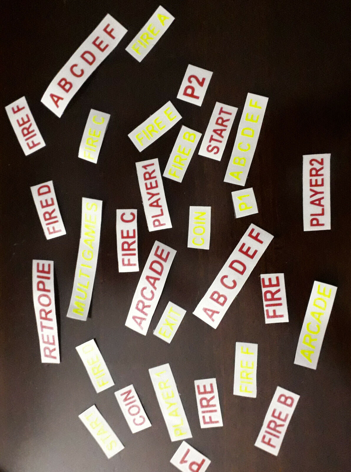 Retropie Adesivi Vinile Per Bar Top Cabinato Colore Limone Fosforescente Ebay