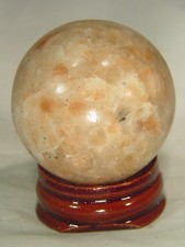 BUTW Pierre de Soleil Indienne Naturelle 43mm Sphère Pierre de Guérison Pierre Précieuse Lapidaire 7076E