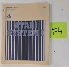 ATARI SYSTEM 1 OPERATORS MANUAL AND SCHEMATIC PACK