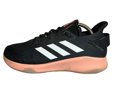RARE adidas  Wmns SenseBounce Plus 'Core Black Pink' EE4011 Women Sz 8 ~ READ