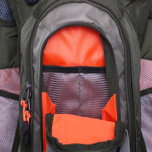 Fly Fishing Backpack Multi-pocket Vest Pack Chest Mesh Bag Adjustable Size - Picture 18 of 30