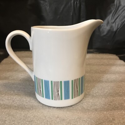 MCM Harmony House Scandia 3907 Creamer Fine China white Blue