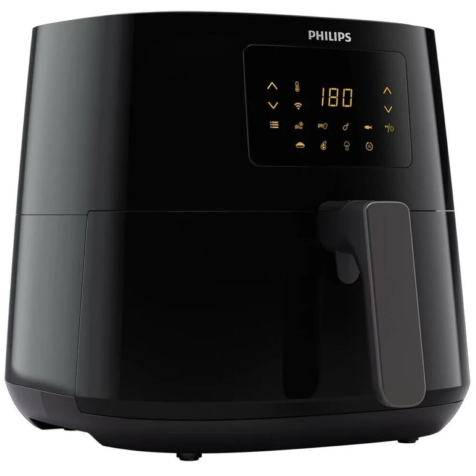 Philips HD9280/70 Heißluft-Fritteuse schwarz LED-Display 2000W Abschaltautomatik