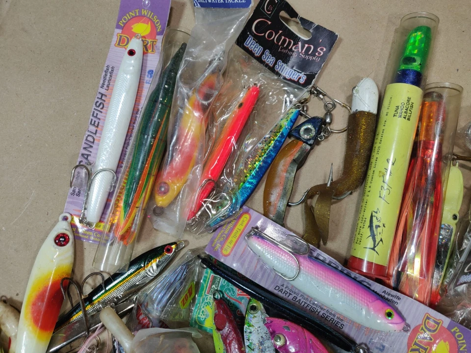 Lot Of 80 Salt Water Fishing Lure, New & Used Used, Point Wilson, King's, etc - Image 4 of 4