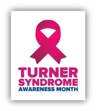 Turner Syndrome Awareness Month Vinyl Sticker Decal