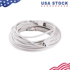 Extension Cords 16/3 SJTW Indoor Medium Duty White Power Cords 6/8/15/50ft