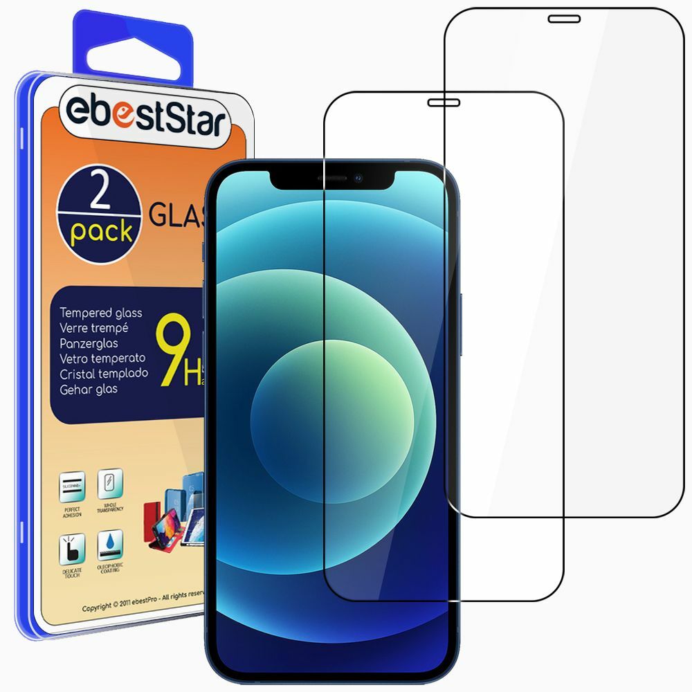 Tempered Glass Apple iPhone 12 mini x2 Pack Screen Protector Shatterproof  9H 3D