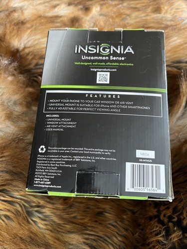 New Insignia Vehicle Mount - For iPhone, Samsung, Fits Most Mobile Smartphones - Picture 2 of 3