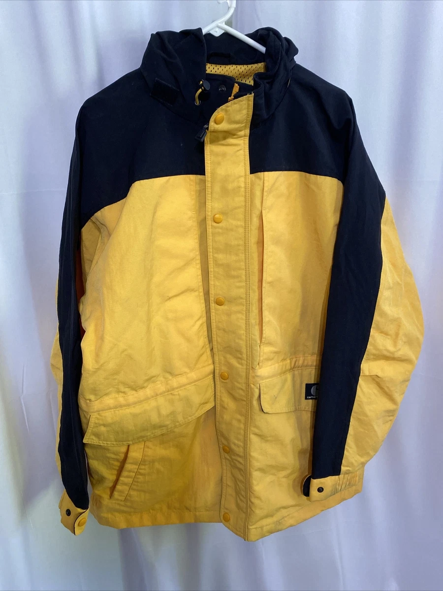 Carhartt yellow rain jacket sales