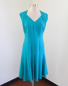 calvin klein teal dress