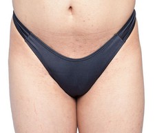 Ultimate Hiding Gaff Black Thong Size XL/38-42