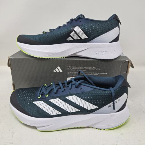 Chaussures de course légères pour hommes Adidas Adizero SL / SARCELLE FONCÉE / ID6921 / taille 7,5 - Photo 1/6