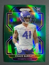 Chazz Surratt 2021 Prizm Green rookie card #419. rookie card picture