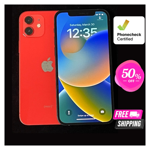 iPhone 12 64GB/128GB - Mint Condition - Black, Blue, Green for Major Carriers